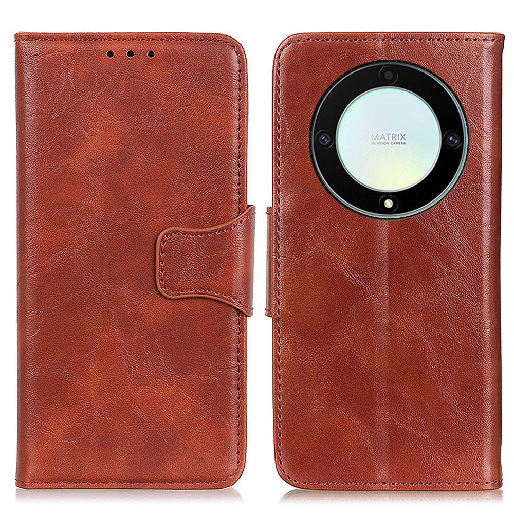 For Honor X9a 5G X40 5G Magic5 Lite 5G Crazy Horse Texture Wallet Phone Cover Split Leather Phone Stand Case For Honor X9a 5G X40 5G Magic5 Lite 5G Crazy Horse Texture Wallet Phone Cover Split Leather Phone Stand Case